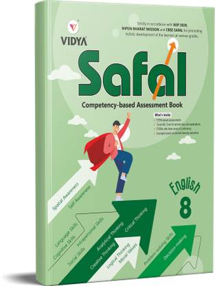 CBSE SAFAL English Grade 8 Competency STEM Based Assessment Book Accordance with National Educational Policy NEP 2020