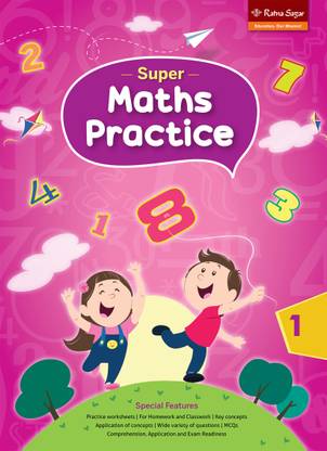 Super Maths Practice 1| Practice Book For Maths Class 1 | Class 1 Maths Book Ratna Sagar