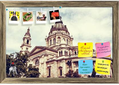 Artzfolio Saint Stephen's Basilica in Budapest, Hungary Notice Pin Soft Board Cork Bulletin Board
