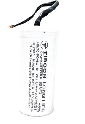 Tibcon 50 MFD Capacitor For Submersible Pump Power Capacitor Power Capacitor