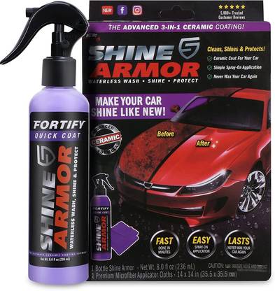 MY COOL STAR All-in-One Multipurpose Instant Shine Armor Fortify Quick Coat Bike Car A/C Control Unit