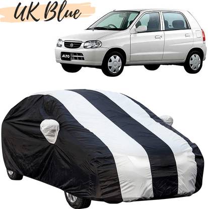 UK Blue Car Cover For Maruti Suzuki Alto (With Mirror Pockets)