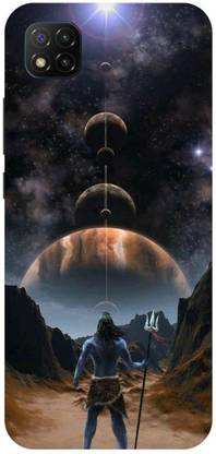 Zaplab Back Cover for POCO C3, MZB07QAIN, mahadev bhakt Printed Back Cover