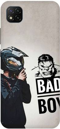 Zaplab Back Cover for POCO C3, MZB07QAIN, Bad Boy Printed Back Cover