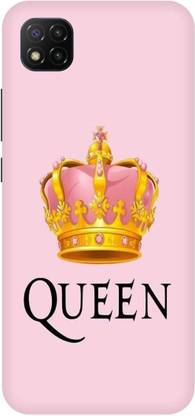 Zaplab Back Cover for POCO C3, MZB07QAIN, QUEEN Printed