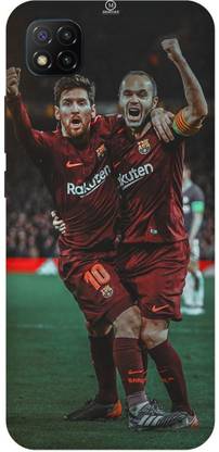 Zaplab Back Cover for POCO C3, MZB07QAIN, Lionel Messi Printed Back cover