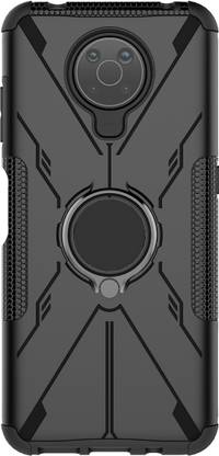 Empire Accessories Back Cover for Nokia G20 ring dazzle tyre case with kick stand