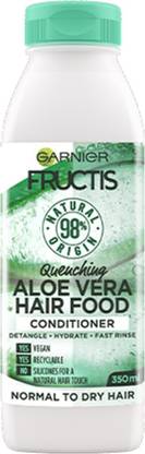 GARNIER Fructis Hair Food - Quenching Aloe Vera Conditioner For Normal to Dry Hair
