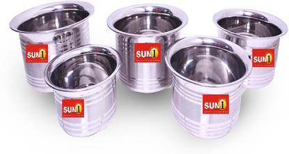 sun1 SUN1-ADDUKU-TOP-SET(INDUCTION BOTTOM)-2.5L/2L/1.5L/1L/500ML Induction Bottom Cookware Set
