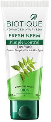 BIOTIQUE BIO FRESH NEEM PIMPLE CONTROL Face Wash