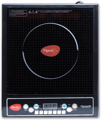 Pigeon Favourite IC 1800 W Induction Cooktop  (Black, Push Button)
