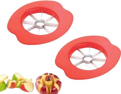 Dabster Apple Cutter with 8 Stainless Steel Blades Fruit Slicer (Pack of 2) Kitchen Tool Set