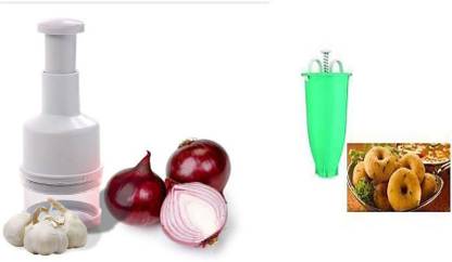 Crazy Cross Vagetable pressing chopper with Medu Vada Meker Comboo tool set Kitchen Tool Set