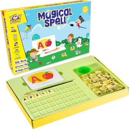 Toy Fun Magical Spell Educational Learning word Spelling Game for Kids 3 YRS+