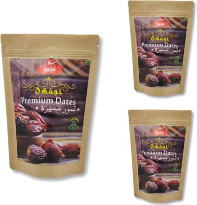 DADA Soft black dates | Soft & Juicy, Pack of 3 Dates