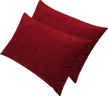 Dream Care Plain Cotton Filled Zipper Standard Size Pillow Protector