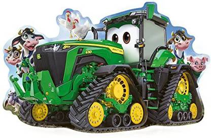 RAVENSBURGER John Deere Tractor 24 Piece Shaped Floor Jigsaw Puzzle for Kids