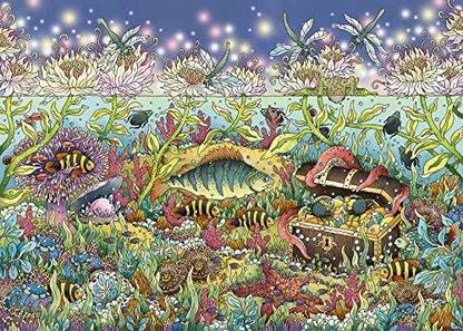 RAVENSBURGER 15988 Underwater Kingdom 1000 Piece Puzzle for Adults - Every Piece is Unique
