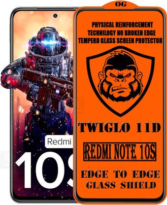 TWIGLO Edge To Edge Tempered Glass for REDMI NOTE 10S