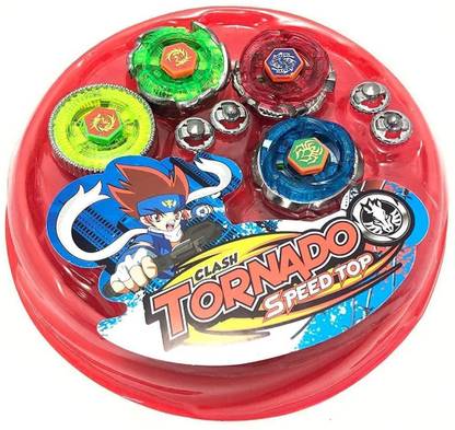 pflegen Beyblade Set With And Assemble Tool - 8D Tornado Speed Top (Multicolor)