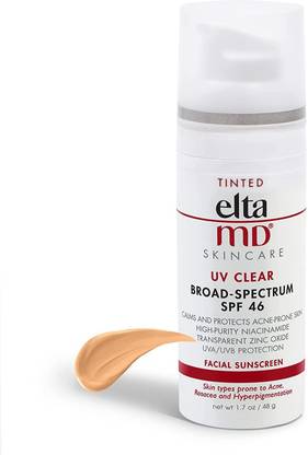 EltaMD Sunscreen - SPF 50 UV Clear Tinted Face Sunscreen Broad-Spectrum with Zinc Oxide