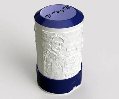 Tecyon Personalized 3d printed lithophane lamp, Unique personalized custom gift Table Lamp