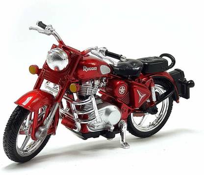 Kidz N Toys Plastic Royal Bullet Bike Toy With Side Stand For Kids
