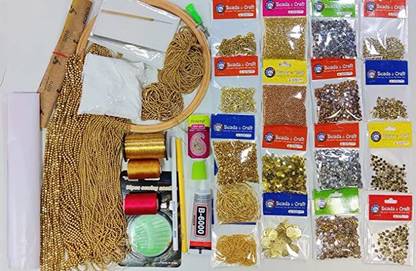 LECRAFT 36 in 1 Full kit Aari /Maggam Work Embroidery Work Set for Beginner