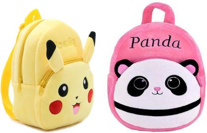 Spirited Combo Of Kids School Bag Fabric Cartoons Bag For Kids 11 L Backpack