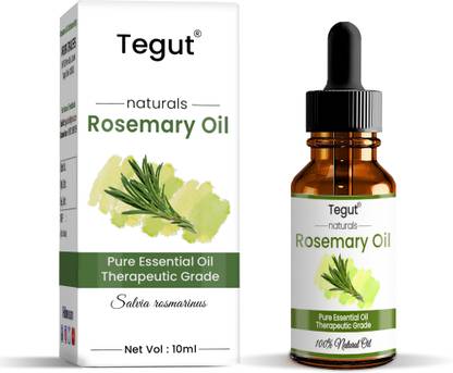 Tegut Best Rosemary Essential Oil For Skin, Muscle & Joints, Hair Conditioner Pure Therapeutic Grade (10 ml) (Pack of 1)