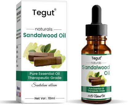Tegut Best sandalwood oil Pure & Natural Edible grade oil (10 ml) (Pack of 1)