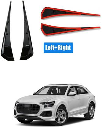 XZRTZ Side Fender Trim, Pair Universal Side Fender Vent Cover PU Rubber Glossy 190 Car Beading Roll For Bumper