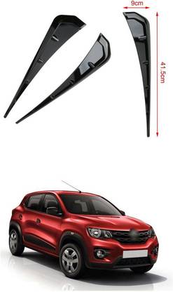 PROEDITION Side Fender Trim, Pair Universal Side Fender Vent Cover PU Rubber Glossy 195 Matte Renault Kwid Side Garnish