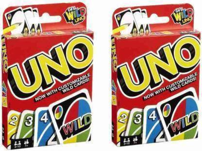 Dixt 2 PC Combo UNO FAMILY CARD GAME COMPLETE PACK OF 108 CARDS each (Multicolor)