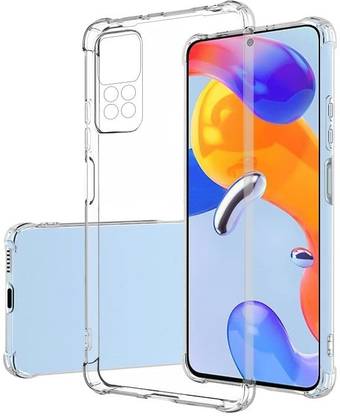 S-Hardline Back Cover for Redmi Note 11 Pro Plus, Transparent PC Back TPU