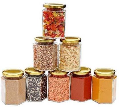 SHOPPEE NEST Glass Honey Jar  - 250 ml