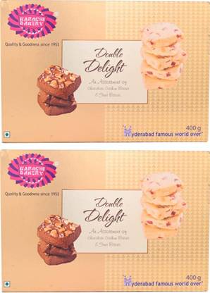 KARACHI BAKERY Double Delight Gold Bundle Bakery Biscuit