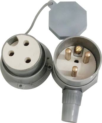 Selvo 30A Three Pin Industrial Plug and 30 A Three Pin Socket