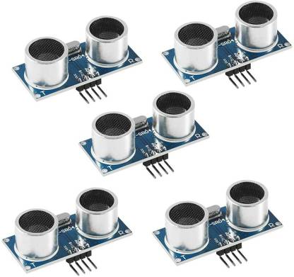 Scriptronics HC-SR04 Ultrasonic Sensor DistanceModule for Arduino UNO MEGA2560 PACK OF 5 Electronic Components Electronic Hobby Kit