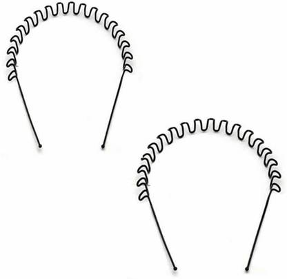 ShilpoKuthi Style Zig Zag Wavy Hair Band For Men Hair Accessories Head Band For Men & Women Hair Band