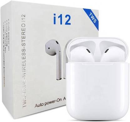 BRICKFIRE Tws I12 Headphone Wireless Earphones With charging case B25 Bluetooth