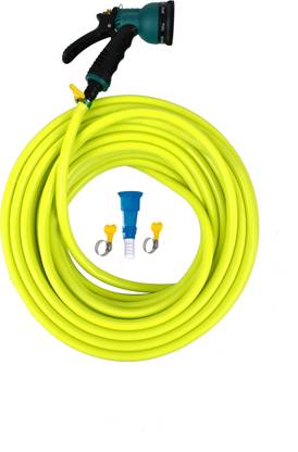 EASETENSIL 5 METRES HEAVY DUTY GARDEN HOSE PIPE WITH SPRAY GUN Hose Pipe