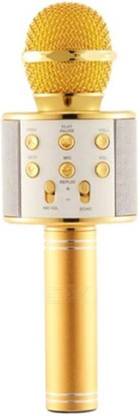 ECSTASY Microphone Wireless, Portable Handheld Singing Machine Condenser Mic And Bluetooth Speaker Compatible With All Devices Bluetooth Microphone