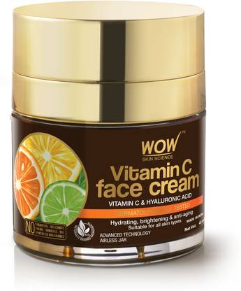 WOW SKIN SCIENCE Vitamin C Cream for Skin Whitening - Brightening and Hyperpigmentation.