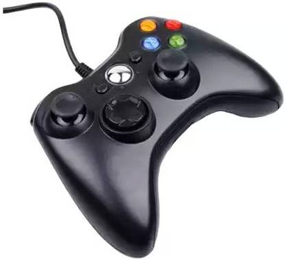 Genesys Xbox 360 wired Controller for PC / XBOX 360 (Black, For Xbox 360, PC) Motion Controller