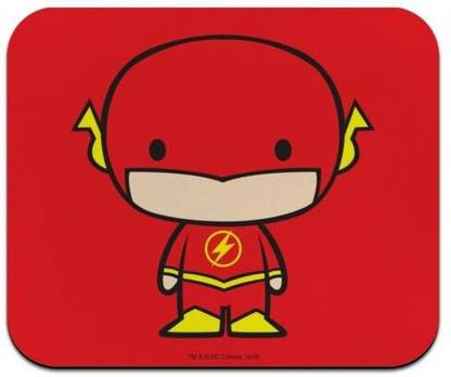 MIKKA The Flash Cute Chibi Character Low Profile Thin Mouse Pad Mousepad Non Slip Base Mousepad