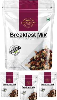 KHARAWALA'S Breakfast Mix Healthy Start for Healthy Life Pack of 4 (200gms each)