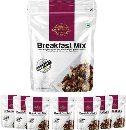 KHARAWALA'S Breakfast Mix Healthy Start for Healthy Life Pack of 8 (200gms each)