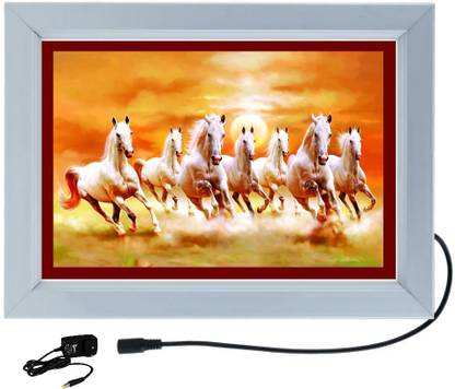 DESIGNING HUB SEVEN HORSES MODEL NO.01, 18 inch ELECTRONIC LED FRAME