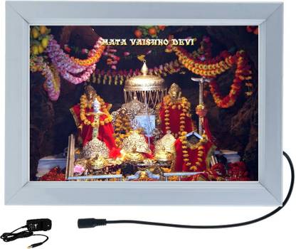 DESIGNING HUB MATA VAISHNO DEVI 18 inch ELECTRONIC LED FRAME